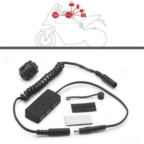 ADATTATORE per PRESA ACCENDISIGARI MOTO Din COMPATTO (BMW-DUCATI