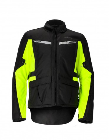 GIACCA MOTO X-TRAIL NERO GIALLO ACERBIS