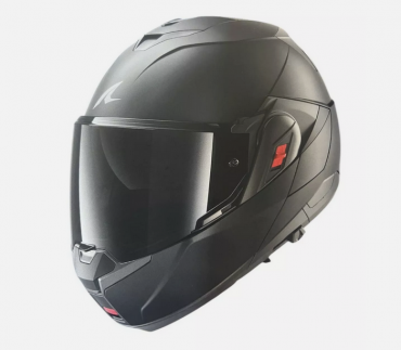 Casco modulare Shark OXO Dark Shadow Nero Opaco