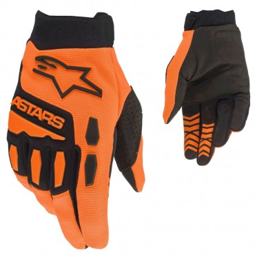 Guanti cross enduro Alpinestars FULL BORE Orange Black