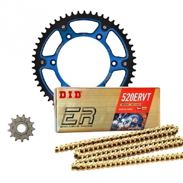 Kit trasmissione corona Supersprox catena Did O-Ring pignone per Yamaha YZ 125 250 YZF 250 400 426 450 WRF 250 400 426 450