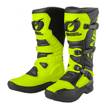 Stivali cross O'neal RSX Boot V.25 black neon yellow