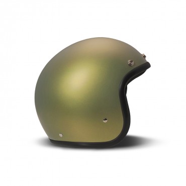 Casco jet DMD Retro Olive Gold Opaco