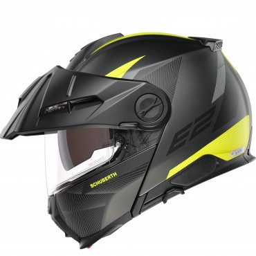 Casco modulare Schuberth E2 Defender Yellow Matt