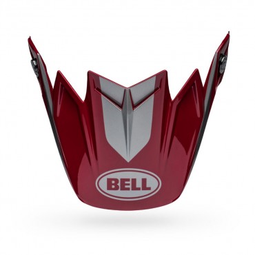 Frontino casco Bell MOTO-9S Flex Ferrandis Mechant Red Silver