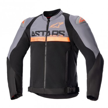 Giubbino traforato Alpinestars SMX AIR Grigio Nero Arancio