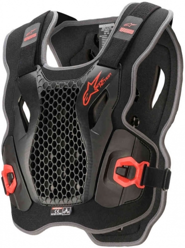 Pettorina cross enduro Alpinestars BIONIC ACTION CHEST PROTECTOR per collari BNS