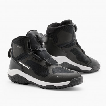 Scarpe moto impermeabili Rev'it BRECCIA GTX Nero