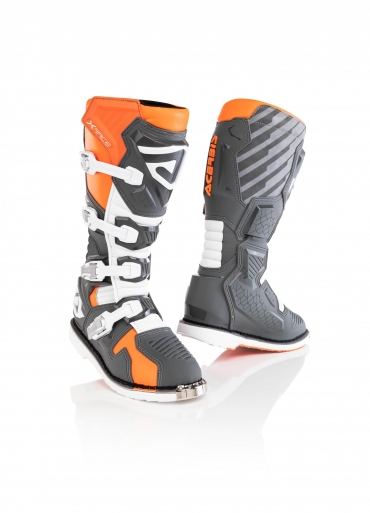 Stivali cross enduro Acerbis X-RACE arancio grigio